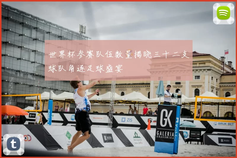 世界杯参赛队伍数量揭晓三十二支球队角逐足球盛宴